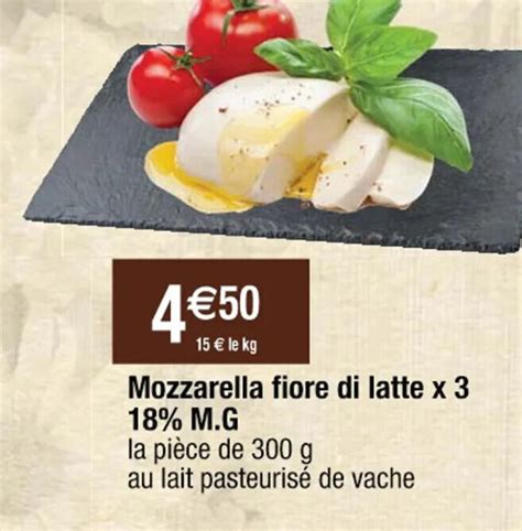 fiore di latte mozzarella.